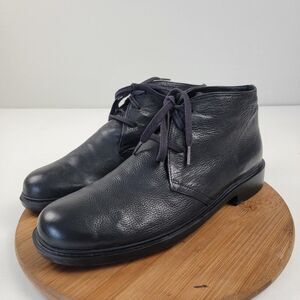 Camper Chukka Pebbled Black Leather Boots Men's Shoe Sz 11 EU 45 25446-010